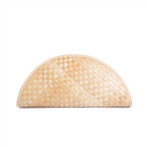 Misenka Summer Moon Clutch (Natural)